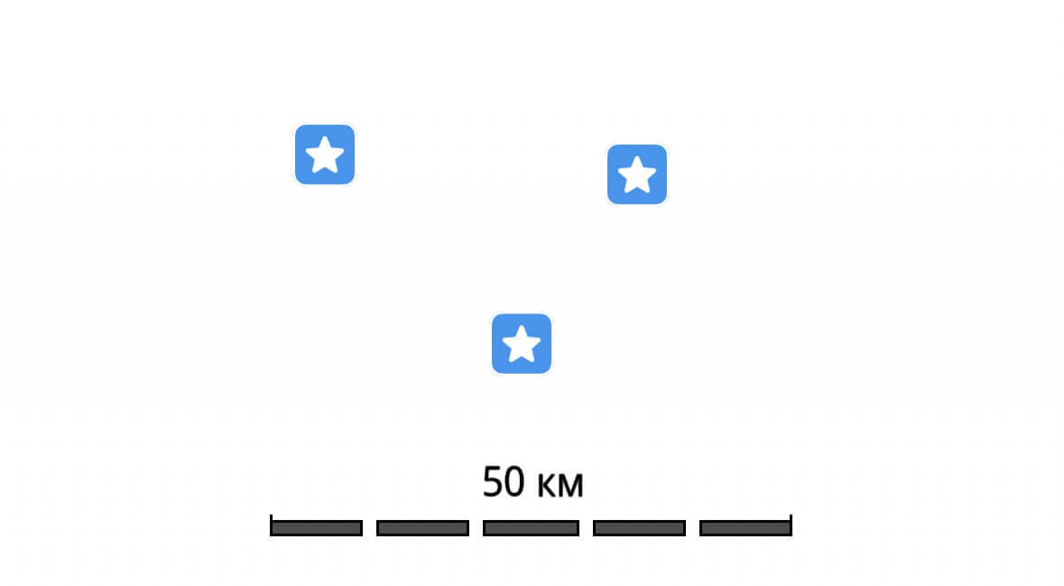 Cluster markers
