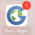 Icono de la aplicación durante una grabación